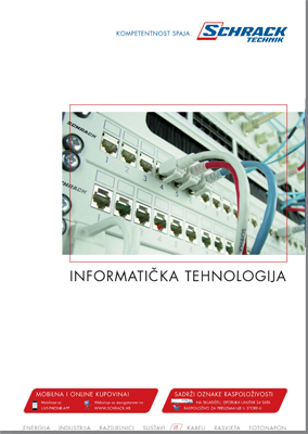 Katalog IT, Informatička tehnologija, mreže, kabliranje, optika, media converteri, prespojni paneli, komunikacijski ormari, UTP, STP...