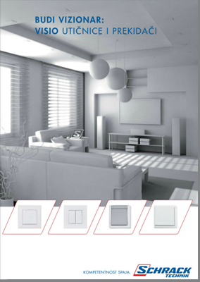 Schrack katalog VISIO INSTALACIJSKI PROGRAM UTIČNICA I PREKIDAČA
